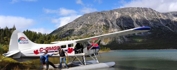Wasserflugzeug, Lake Bennett, Yukon - Credit: Goverment of Yukon/Derek Crowe