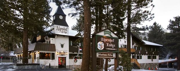 Außenansicht, Alpenhof Lodge, Mammoth Lakes, Califonien Credit - Alpenhof Lodge
