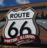 Route 66 on a Wall, Pontiac, Illinois - Credit: Illinois Office of Tourism