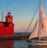 Holland Harbor Light, Holland, Michigan - Credit: Travel Michigan, Michigan Economic Development Corporation