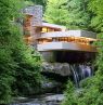 Fallingwater - designed vom Architekten Frank Lloyd Wright, Mill Run, Pennsylvania - Credit: Laurel Highland Visitors Bureau
