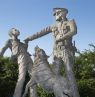 Statue Kelly Ingram Park, Birmingham, Alabama - Credit: U.S. Civil Rights Trail