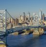 Benjamin Franklin Bridge, Philadelphia, Pennsylvania - Credit: PHLCVB