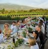 Dinner auf einem Weingut, Sonoma County, Kalifornien Credit: Sonoma County