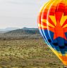 Heißluftballon, Sonora Wüste, Scottsdale, Arizona - Credit: Rainbow Ryders Hot Air Balloon Co