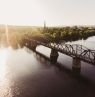 Bill Thorpe Walking Bridge, Fredericton, New Brunswick - Credit: New Brunswick Tourism