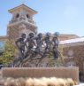 Statue "Run", Texas Tech University Public Art Collection, Lubbock, Texas - Credit: Lubbock CVB