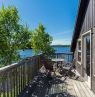 Terrasse, Algonquin Park Private Island Retreat, Huntsville, ON Credit: Algonquin Park Private Island Retreat