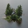 Vogelperspektive, Algonquin Park Private Island Retreat, Huntsville, ON Credit: Algonquin Park Private Island Retreat