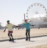 Rollerskaters, Santa Monica, Kalifornien - Credit: Santa Monica Travel & Tourism