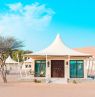 Zeltcabin von aussen, Desert Nights Camp, Sharqiya Sands - Credit: Desert Nights Camp